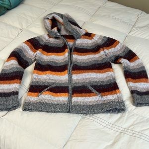 Knitted wool sweater